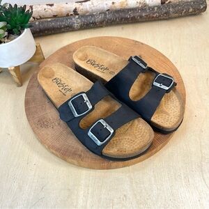 Biostep | Leather Twin Straps Sandals Made in Spain Size 7.5